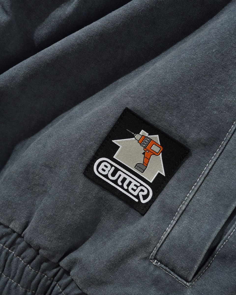 Butter Goods Insulated Work Jacket in Washed Slate