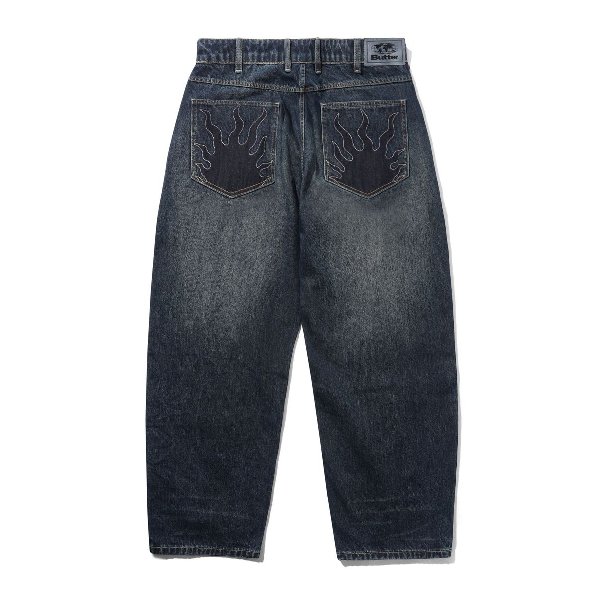 Butter Goods Solar Fade Denim Jeans in Blue Tint Ripple