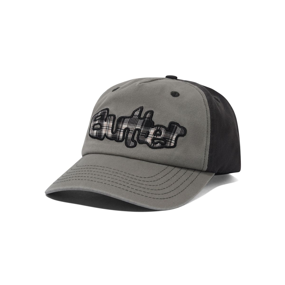 Butter Goods Stretch 5 Panel Cap in Washed Charcoal
