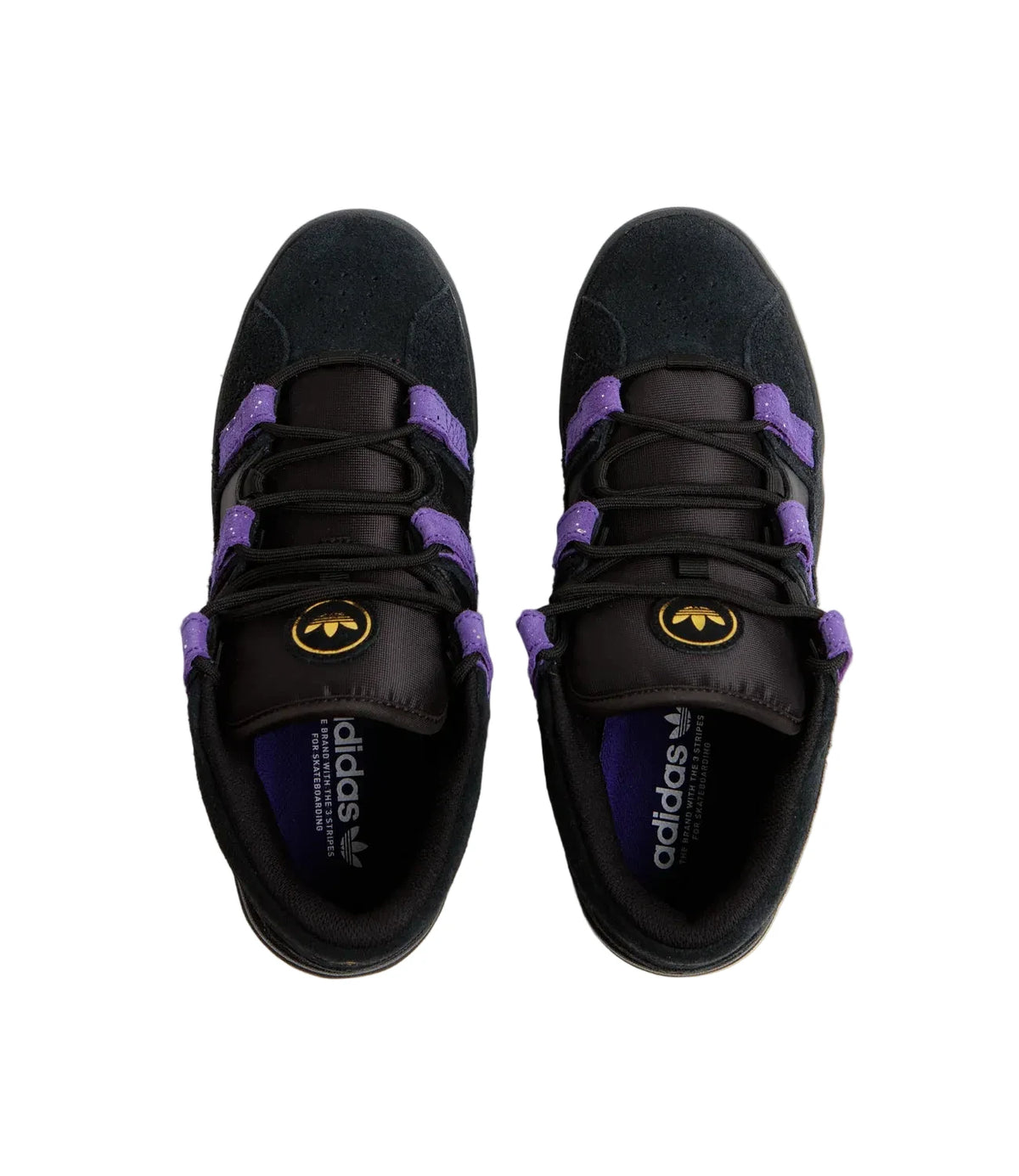 Adidas Kader in Core Black/College Purple/Gold Metallic