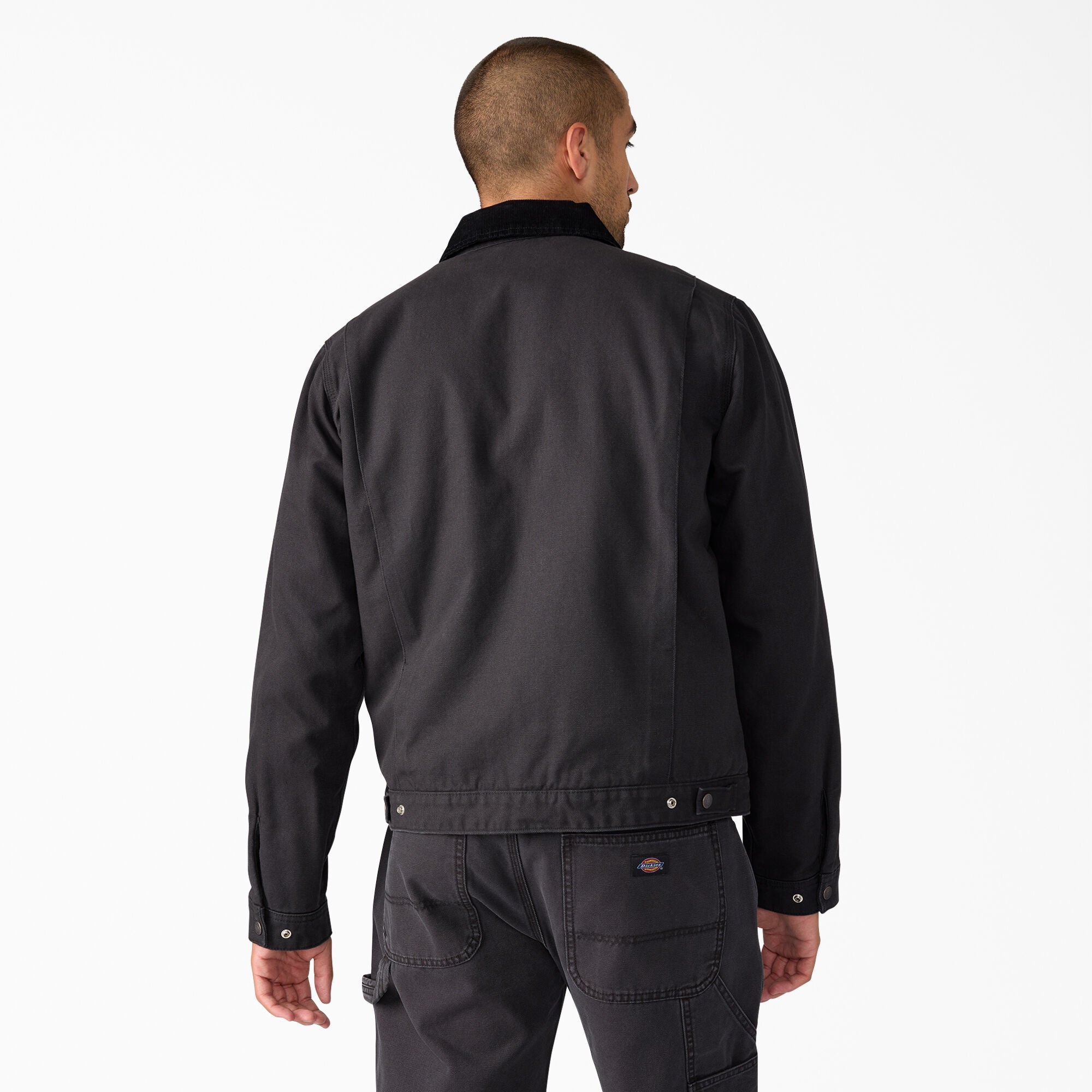 Dickies Blanket Lined Duck Canvas Jacket in Black