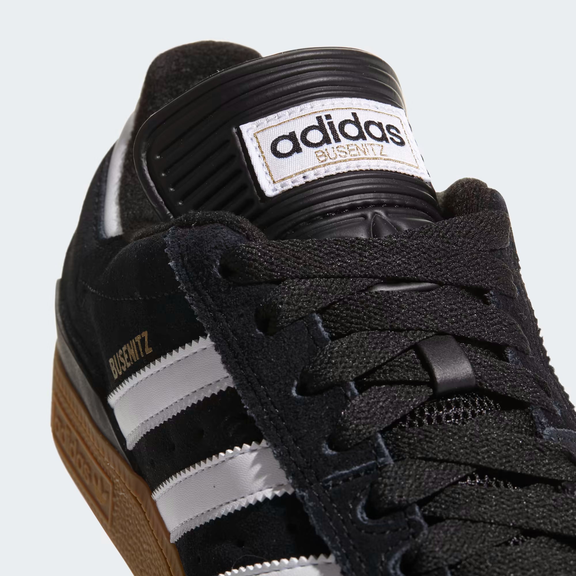 Adidas Busenitz Pro in Core Black/Cloud White/Gold Metallic