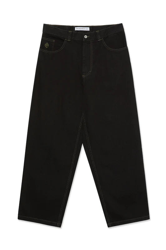 Polar Big Boy Jeans in Black/Dark Olive