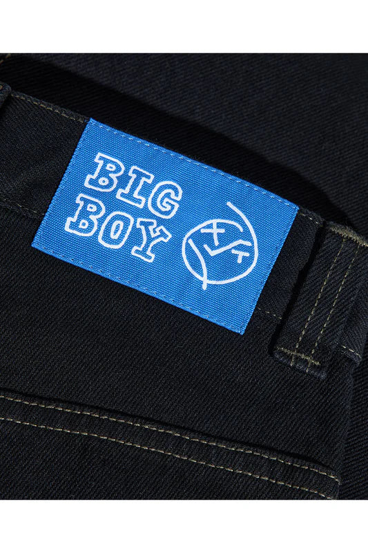Polar Big Boy Jeans in Black/Dark Olive