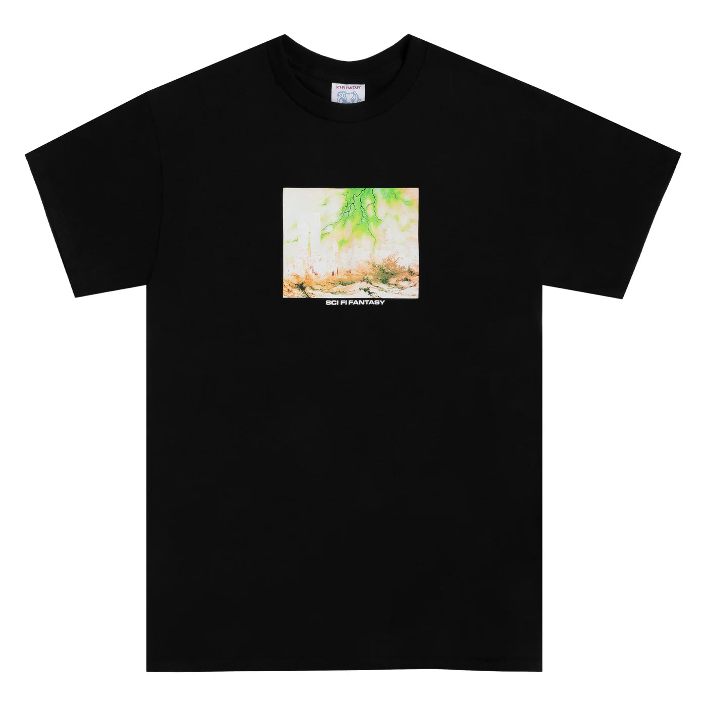Sci-Fi Fantasy Apocalypse T-Shirt in Black