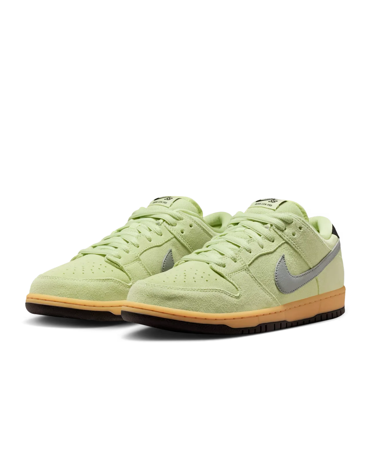 Nike SB Dunk Low Pro Verdugo Mountain in Light Liquid Lime/Wolf Grey-Black