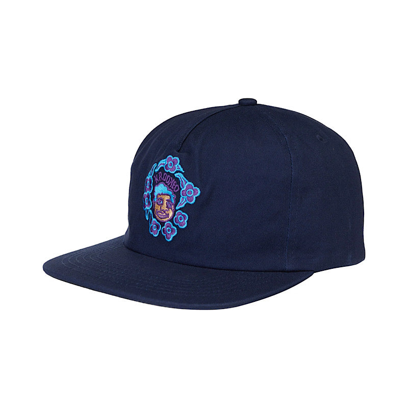 Krooekd Sweatpants Redux Snapback Hat in Navy