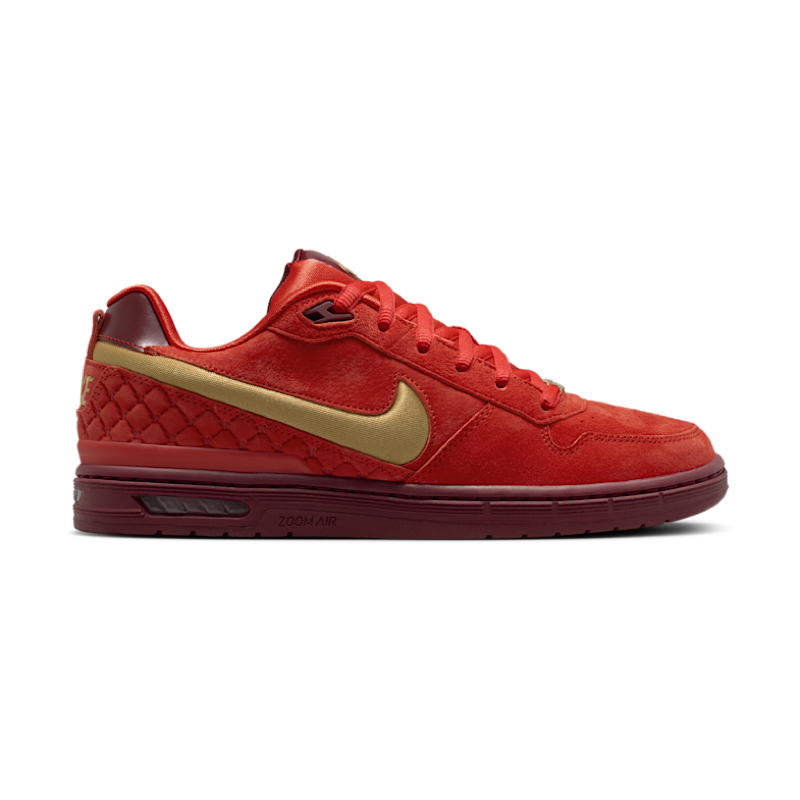 Nike SB Paul Rodriguez Zoom Air Low in Habanero Red/Club Gold-Team Red *PLEASE READ BELOW