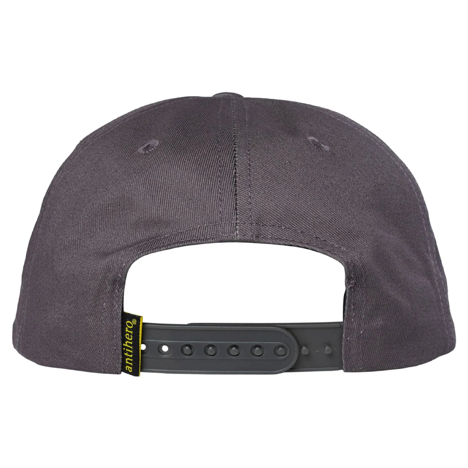 Antihero Lil Pigeon Snapback Hat in Grey/Yellow
