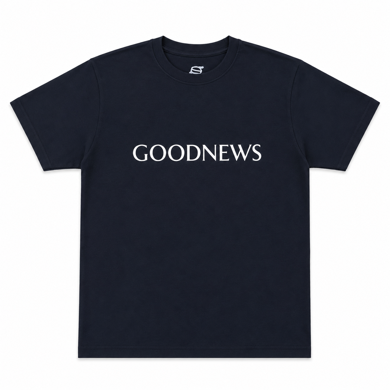 Goodnews Premium Crew T-Shirt in Black