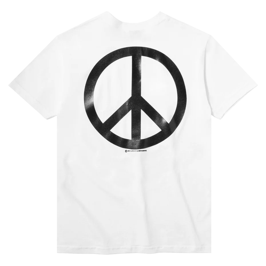 Violet Peace T-Shirt in White