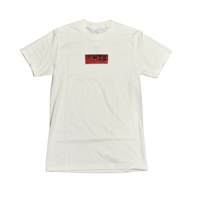 Sci-Fi Fantasy Industrial Complex T-Shirt in White