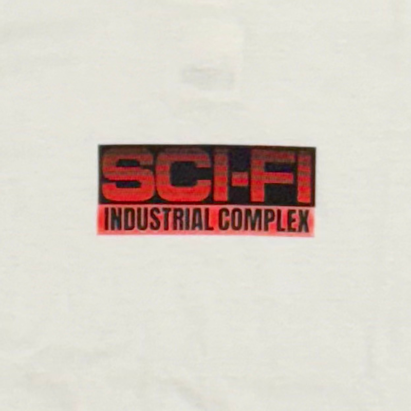 Sci-Fi Fantasy Industrial Complex T-Shirt in White