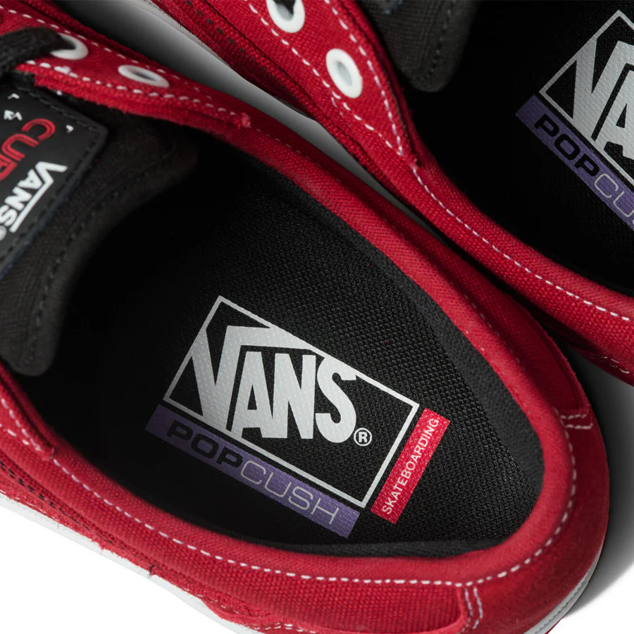 Vans Skate Curren Caples in Red/White
