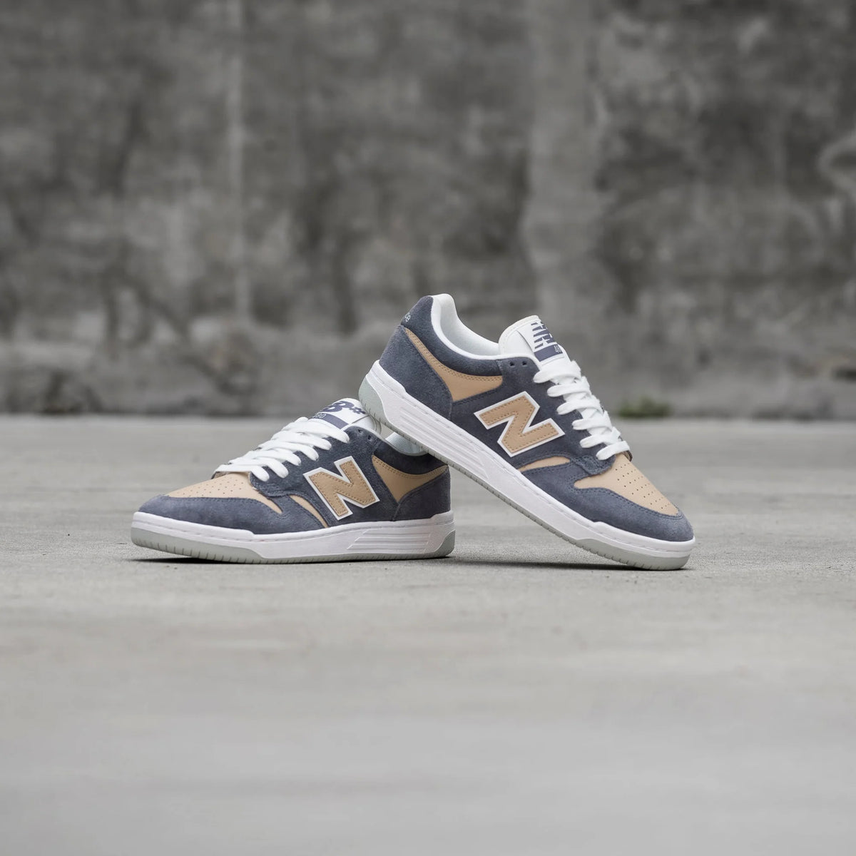 New Balance Numeric 480 in Meteorite/Tan