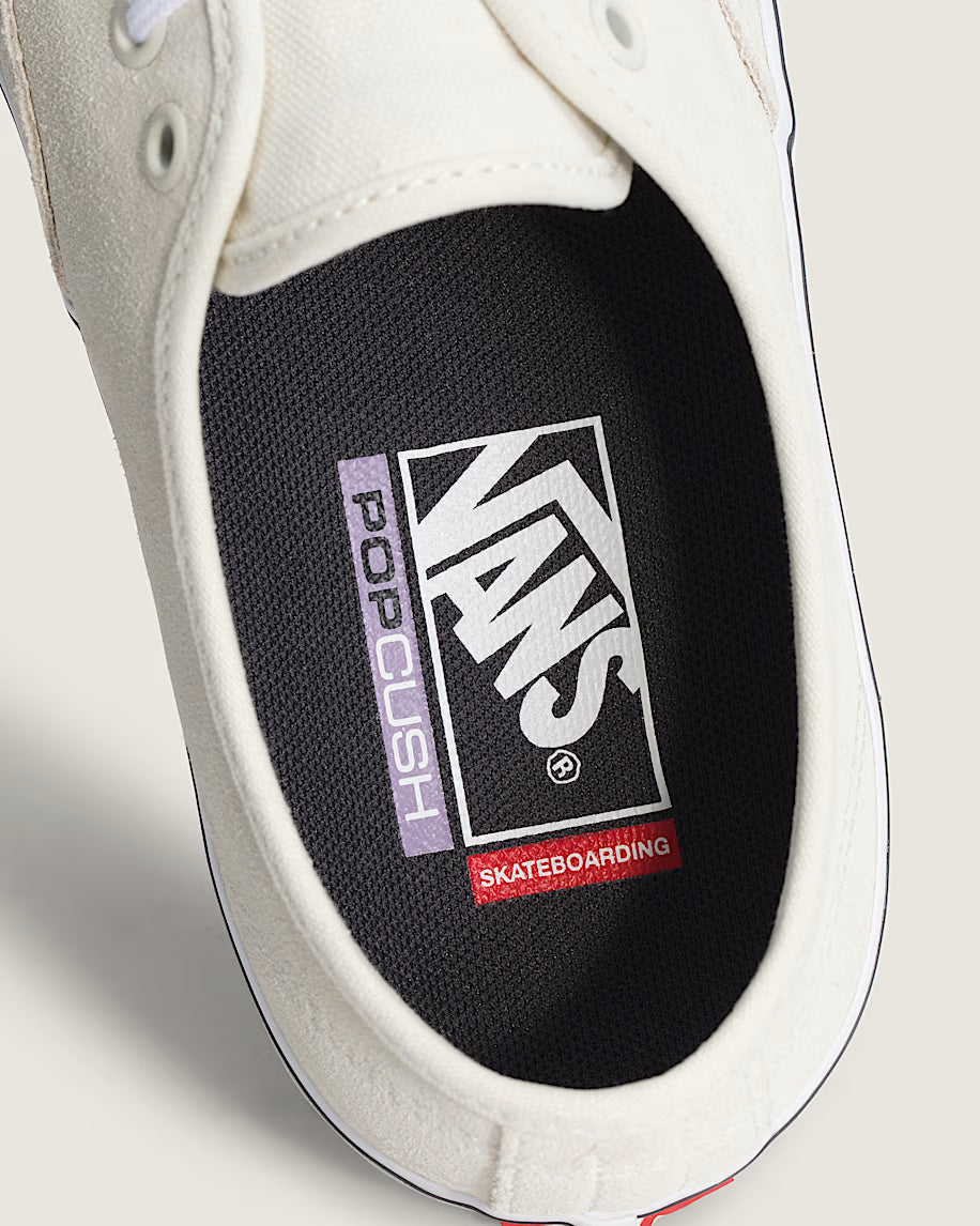 Vans Skate Authentic in White/Gunmetal