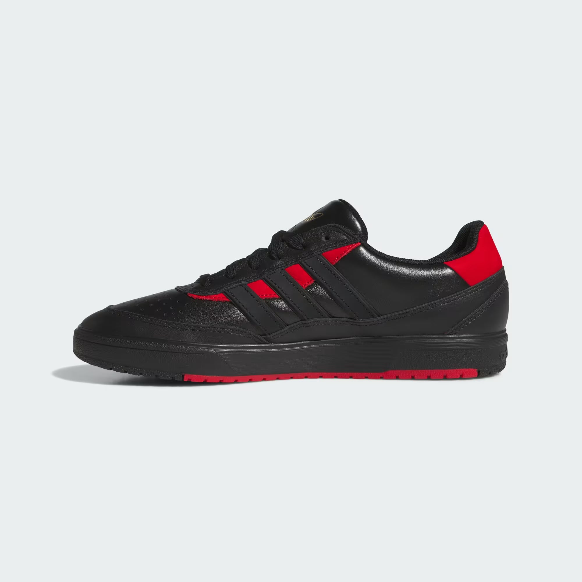 Adidas Tyshawn II in Core Black/Core Black/Better Scarlett