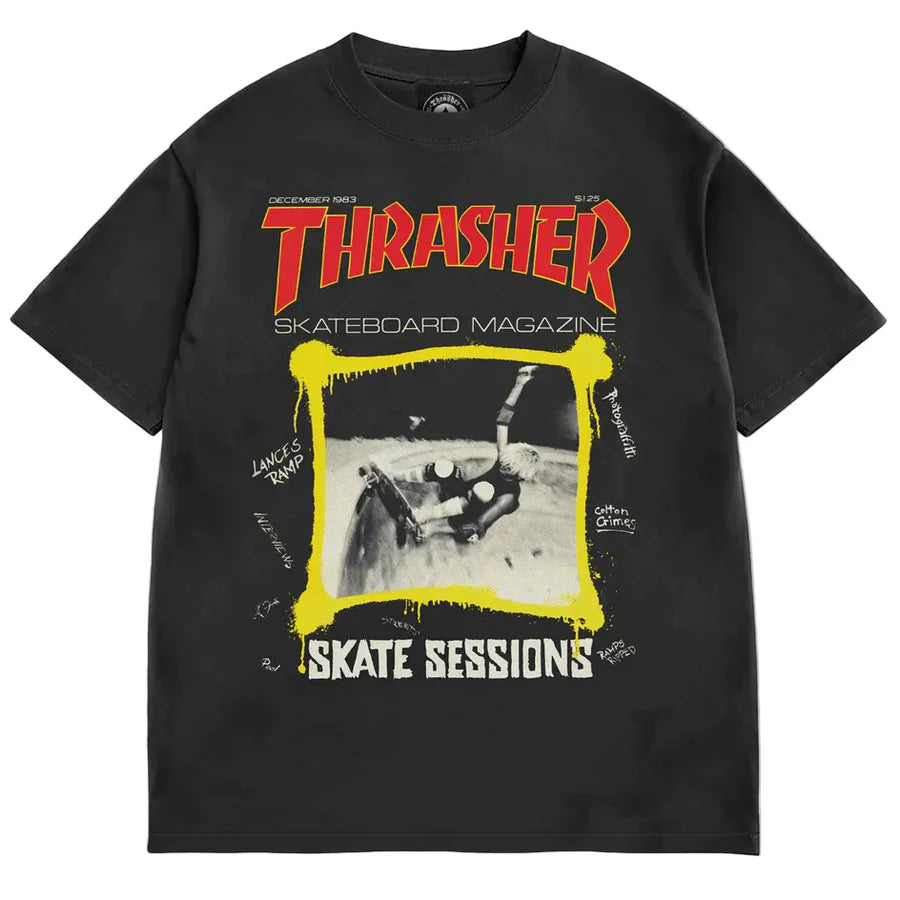 Thrasher December 1983 Vintage T-Shirt in Black