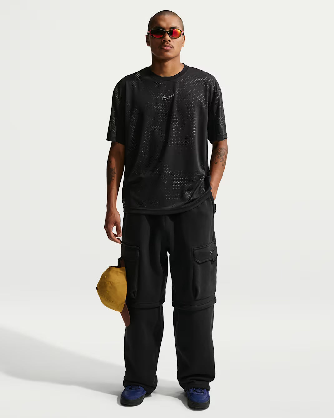 Nike SB Ishod Short-Sleeve Jersey Top in Black