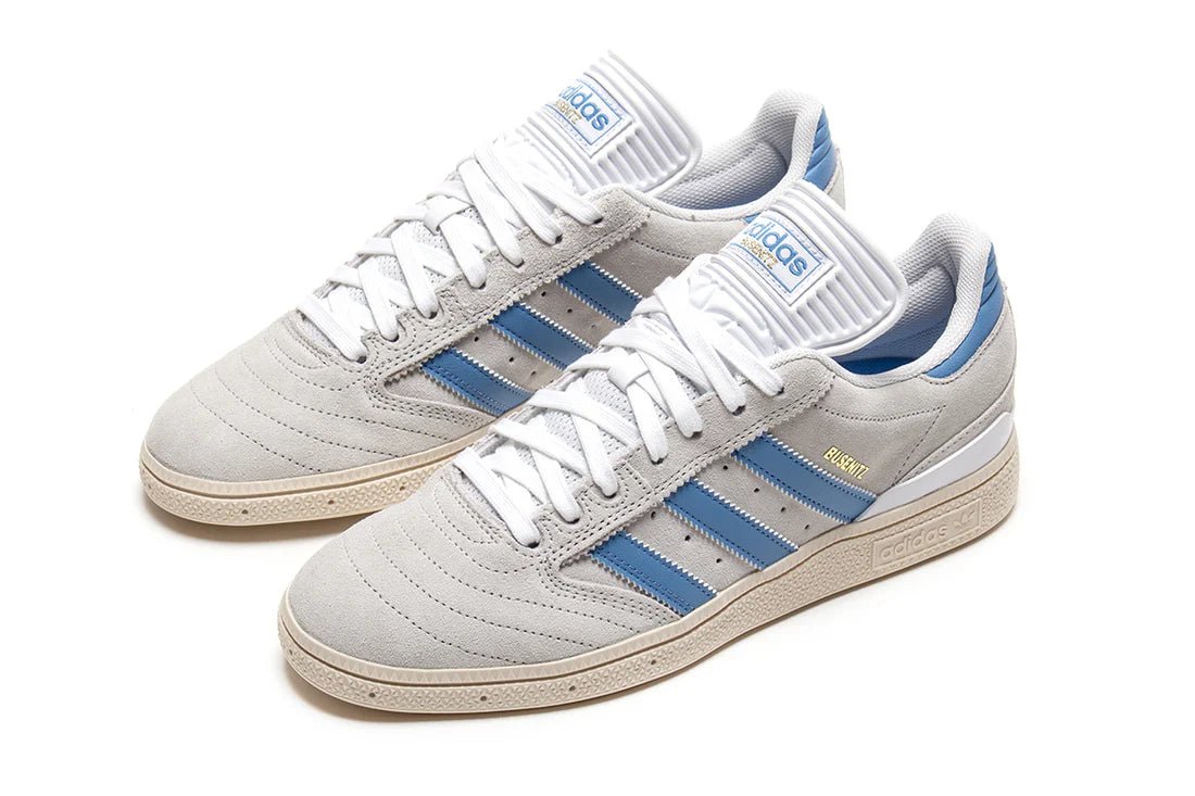 Adidas Busenitz Pro in Grey One/Light Blue/Core White - Goodnews Skateshop