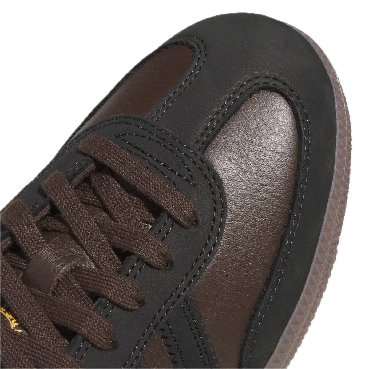 Adidas Samba ADV in Dark Brown/Core Black/Gum - Goodnews Skateshop