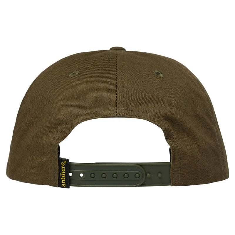 Antihero Basic Eagle Snapback Hat in Brown/Orange - Goodnews Skateshop