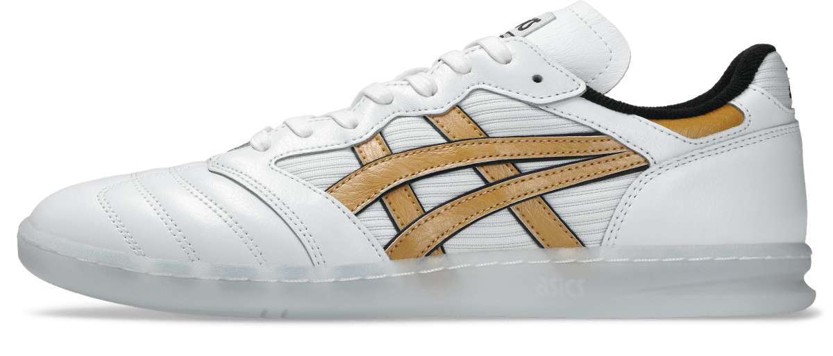 ASICS Leggerezza FB in White/Pure Gold - Goodnews Skateshop