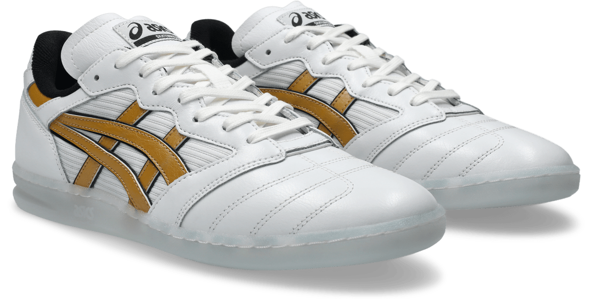 ASICS Leggerezza FB in White/Pure Gold - Goodnews Skateshop