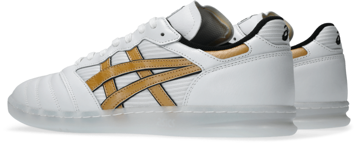 ASICS Leggerezza FB in White/Pure Gold - Goodnews Skateshop