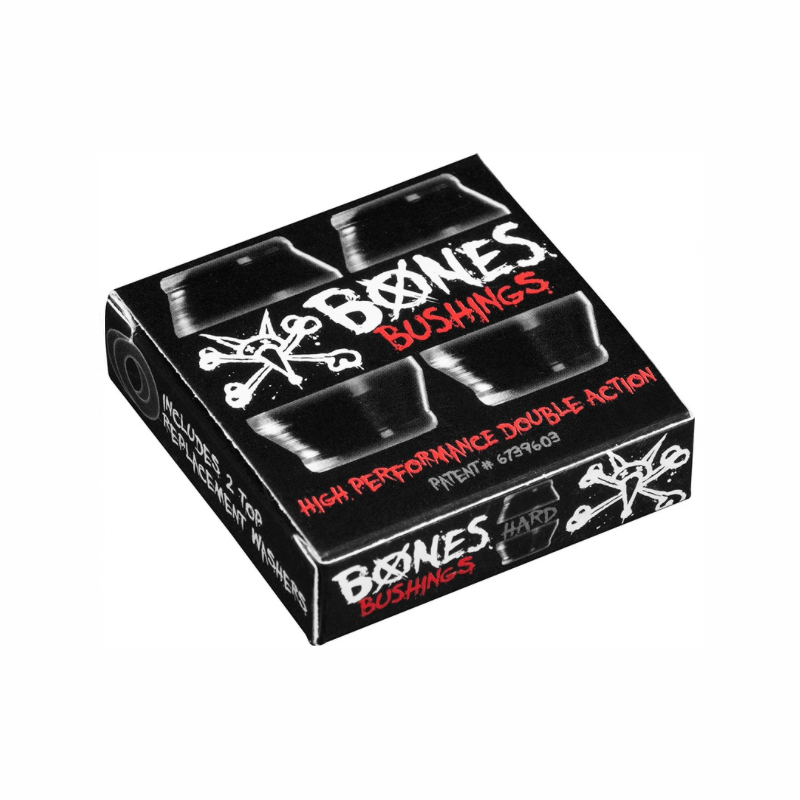 Bones Bushings Hard 96A in Black - Goodnews Skateshop