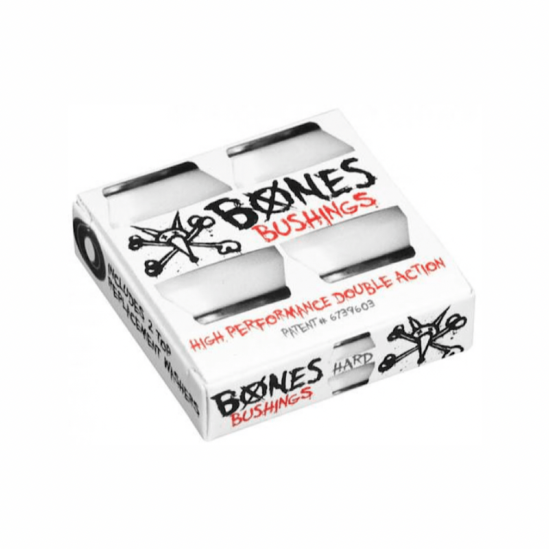 Bones Bushings Hard 96A White - Goodnews Skateshop