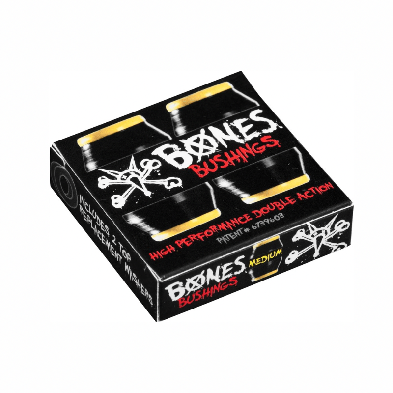 Bones Bushings Med 91A Black - Goodnews Skateshop