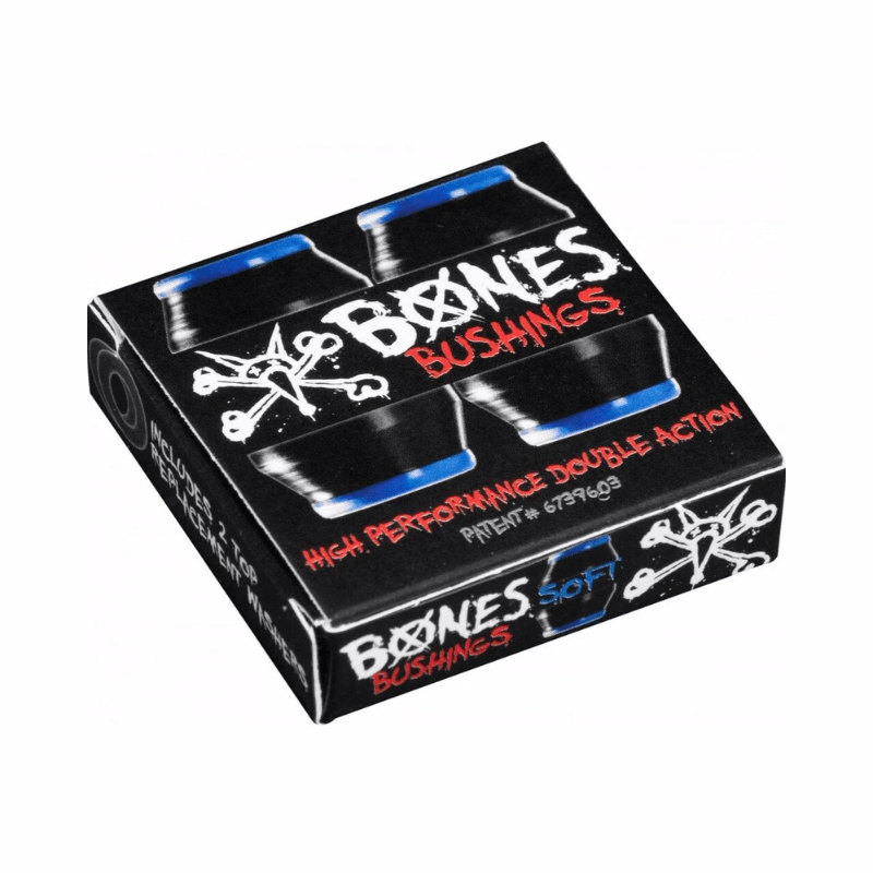 Bones Bushings Soft 81a Black - Goodnews Skateshop
