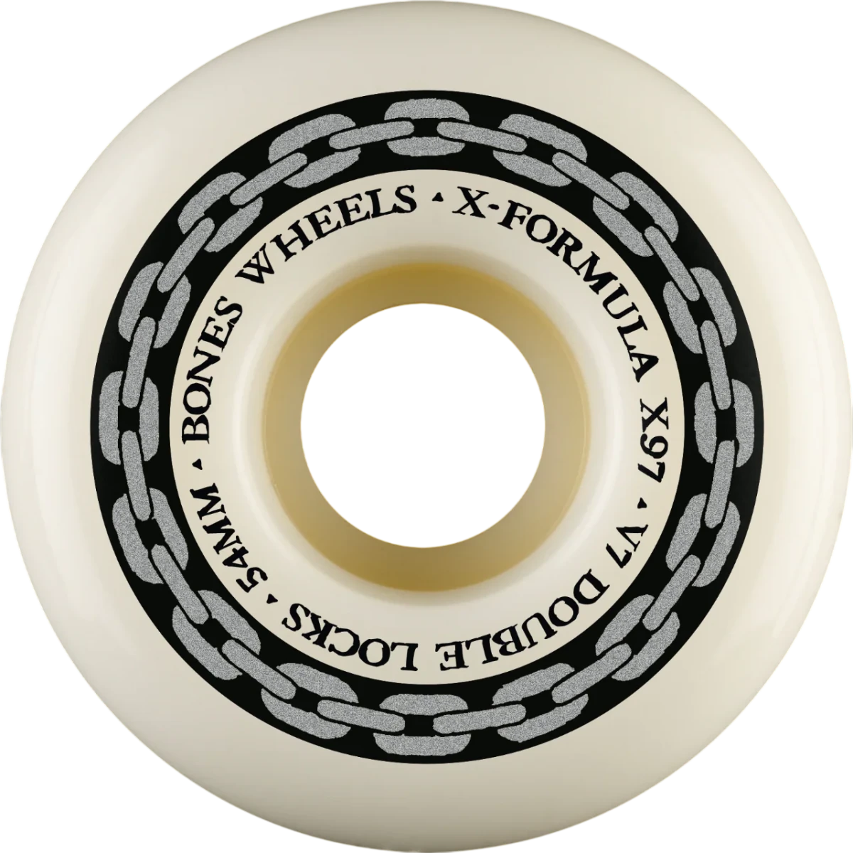 Bones XF Double Lock V7 Wheels 97a 54mm - Goodnews Skateshop