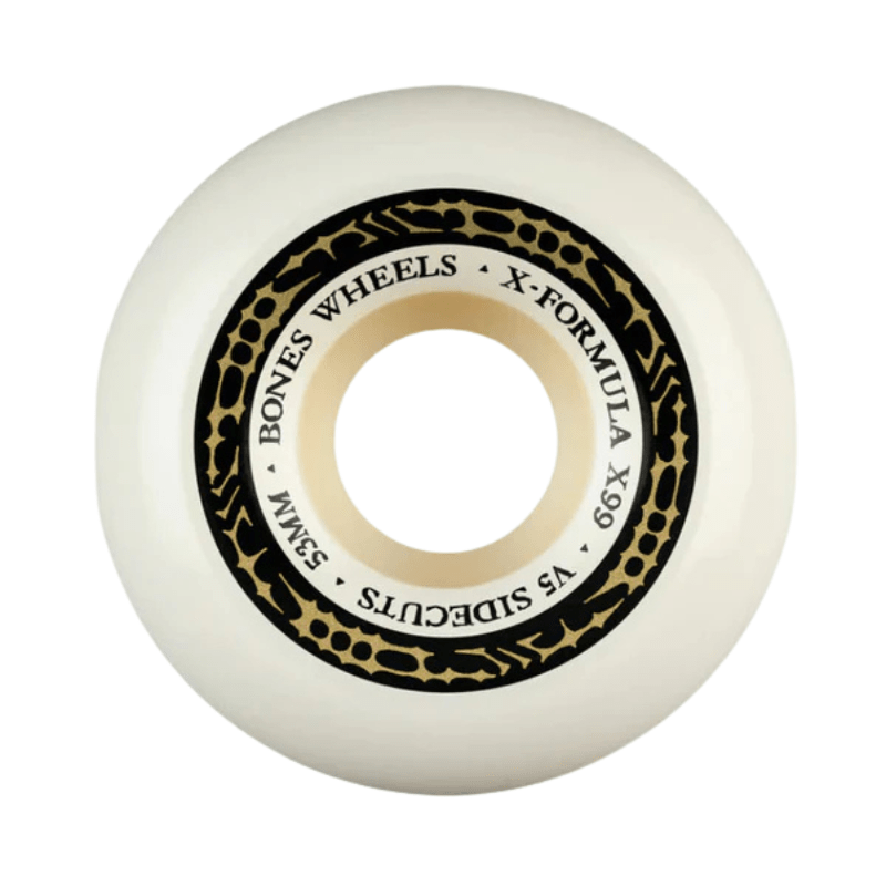 Bones XF Sidecuts V5 Wheels 99a 53mm - Goodnews Skateshop