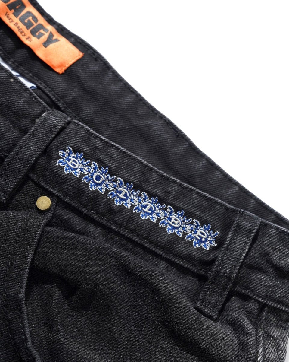 Butter Goods Bronco Denim Jean in Washed Black - Goodnews Skateshop