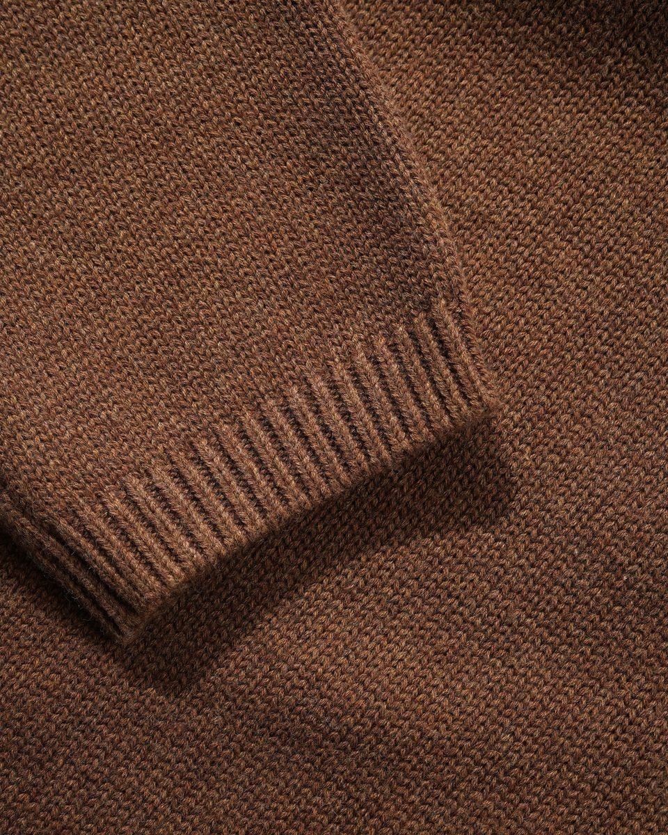 Butter Goods Jive Knit Polo in Bark - Goodnews Skateshop