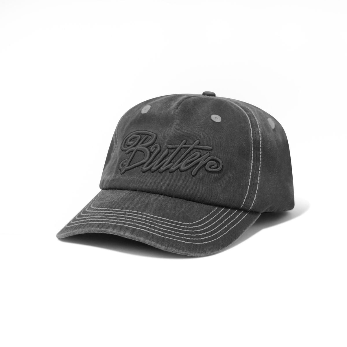 Butter Goods Jive Snapback Cap in Black - Goodnews Skateshop