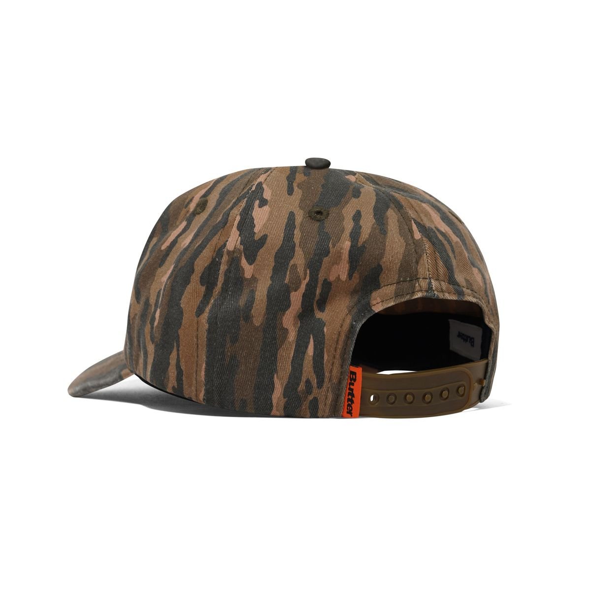Butter Goods Nail 5 Panel Cap in Frog Camo - Goodnews Skateshop