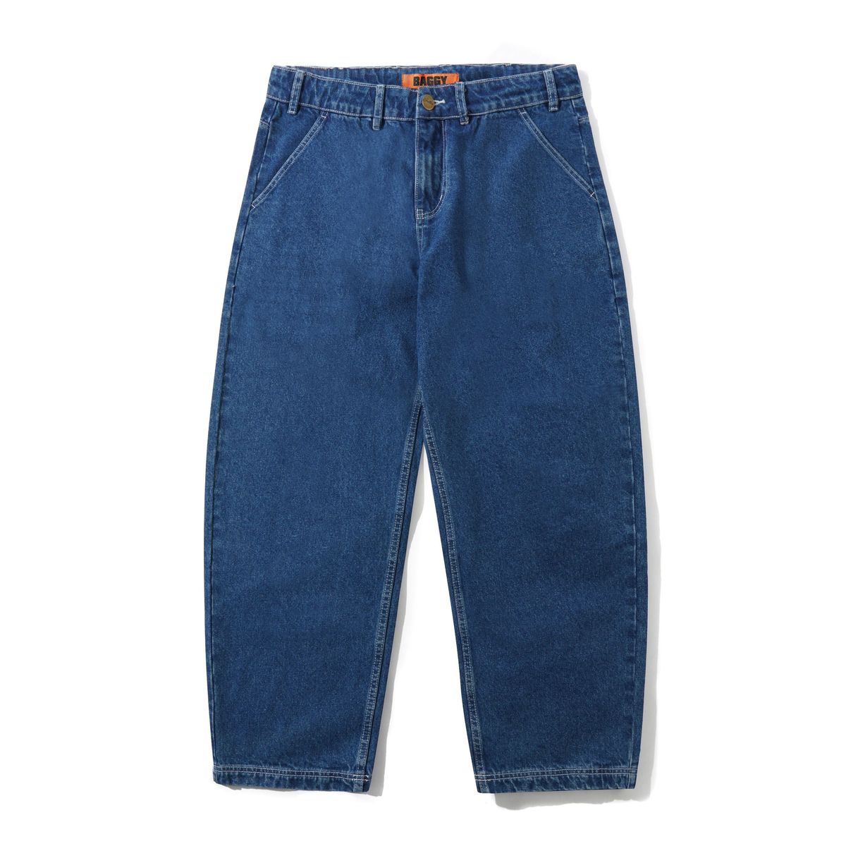 Butter Goods Scribble Denim Jean in Mid Blue - Goodnews Skateshop