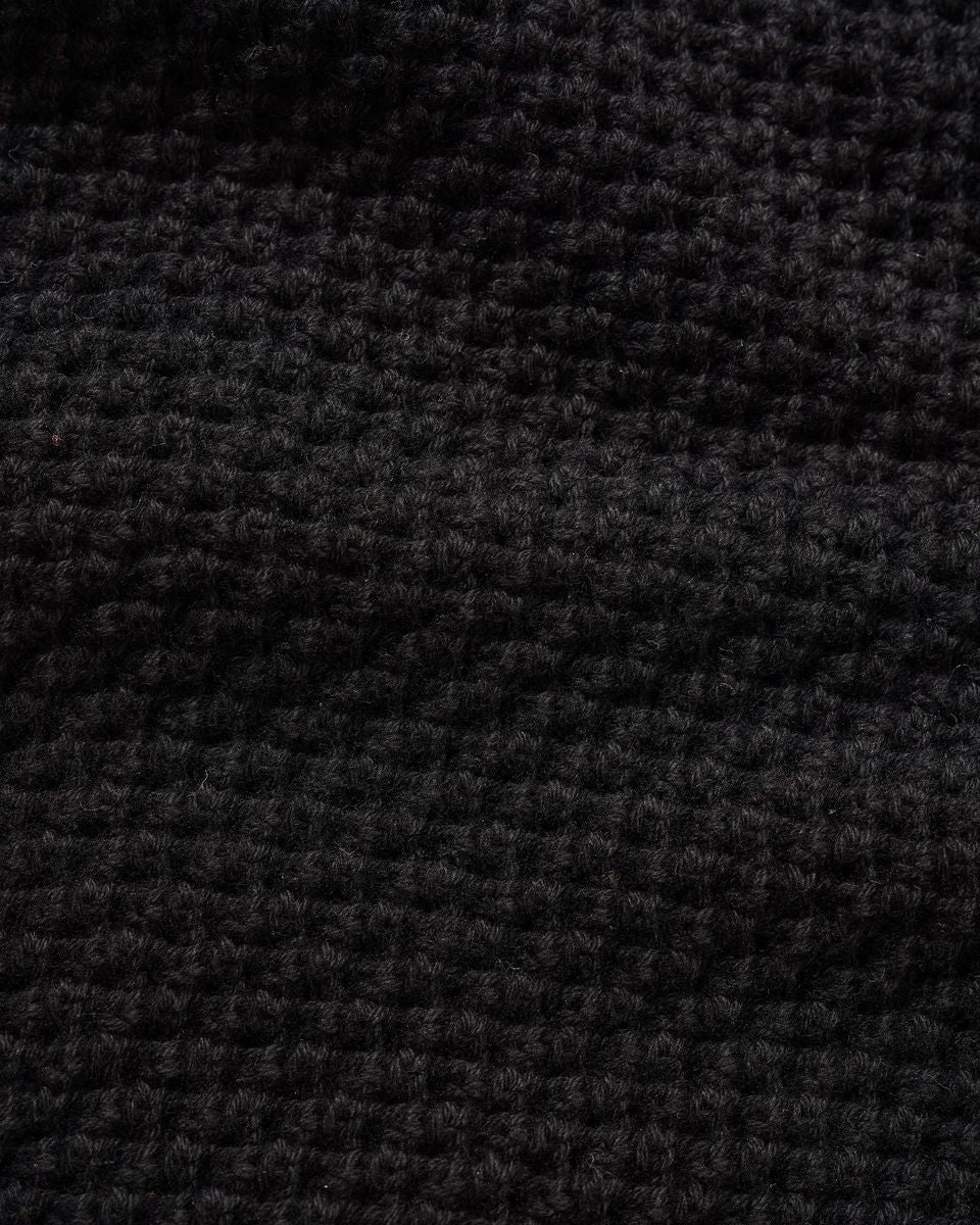 Butter Goods Scribble Knit Sweater in Black - Goodnews Skateshop