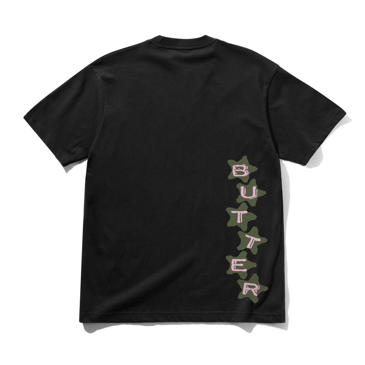 Butter Goods Stars T-Shirt in Black - Goodnews Skateshop