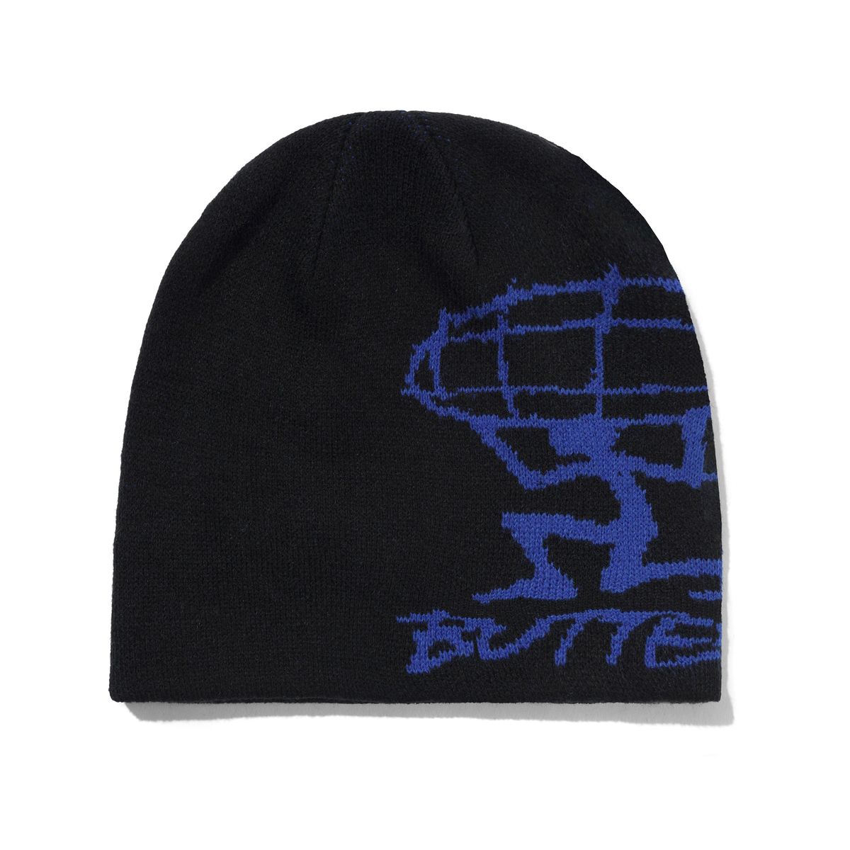 Butter Goods Terrain Skully Beanie in Black - Goodnews Skateshop