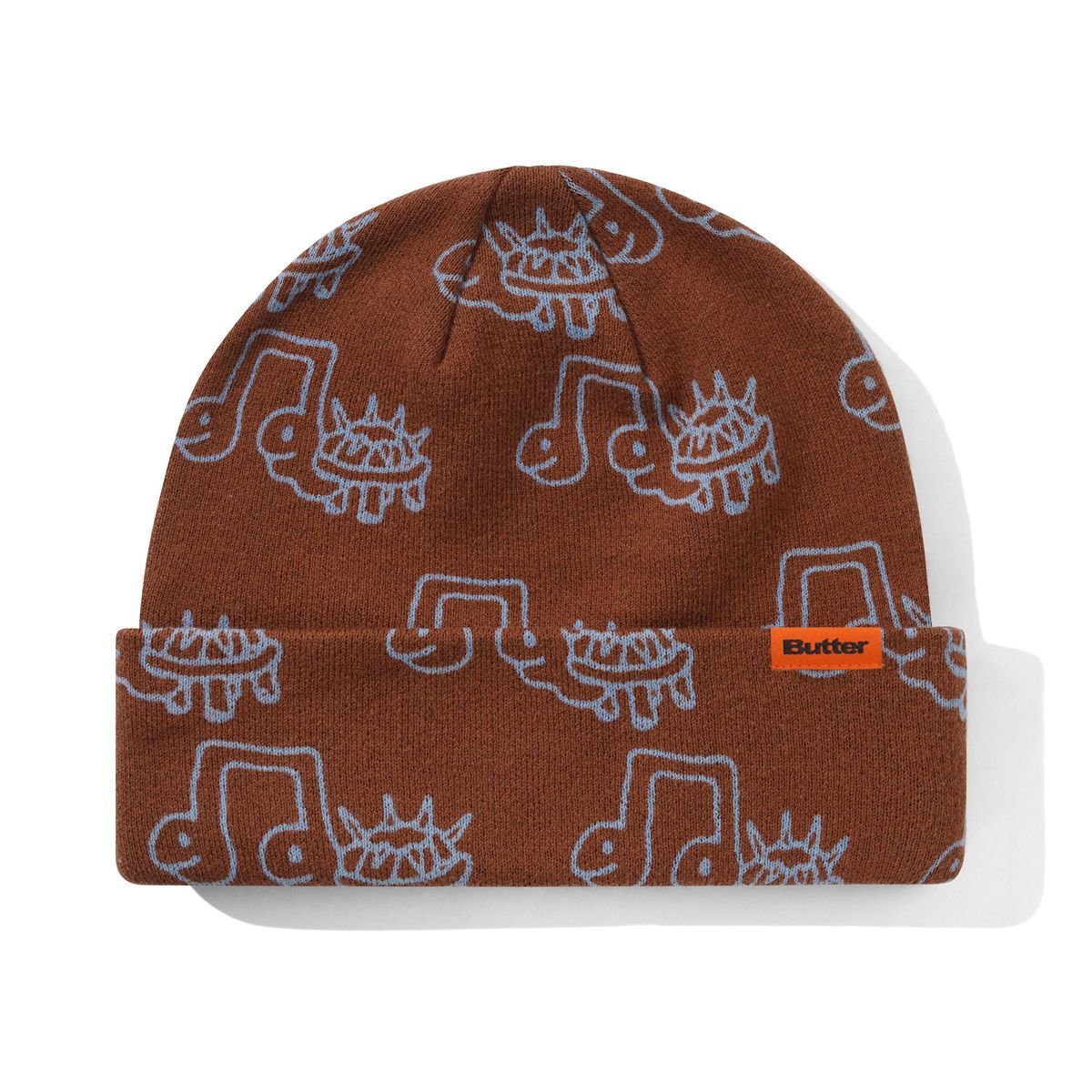 Butter Goods Turtle Beanie in Brown - Goodnews Skateshop