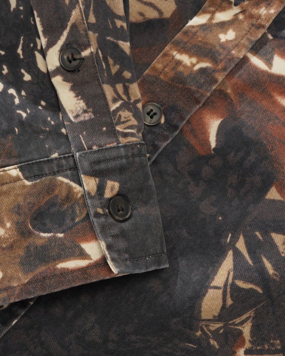 Butter Goods Washed Pocket Longsleeve Shirt in Camo - Goodnews Skateshop