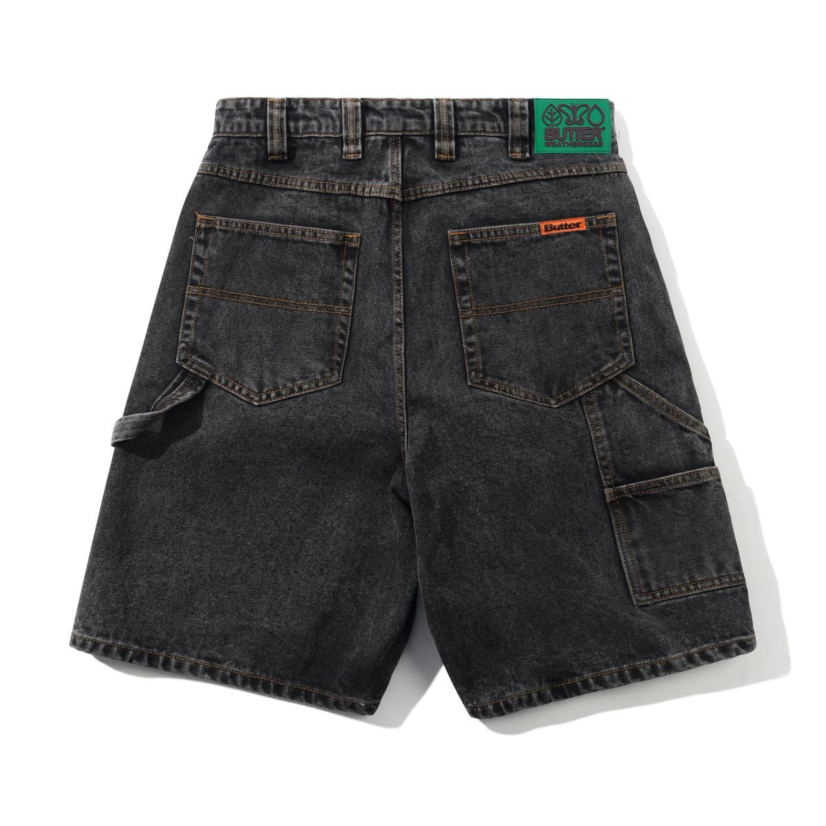 Butter Goods Weathergear Denim Shorts in Gunmetal - Goodnews Skateshop