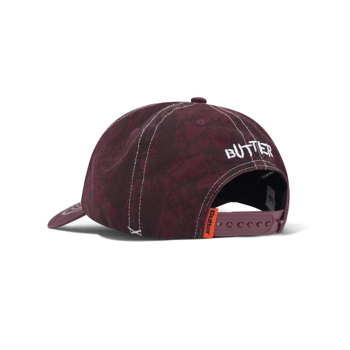 Butter Goods Woods 6 Panel Cap in Rust - Goodnews Skateshop