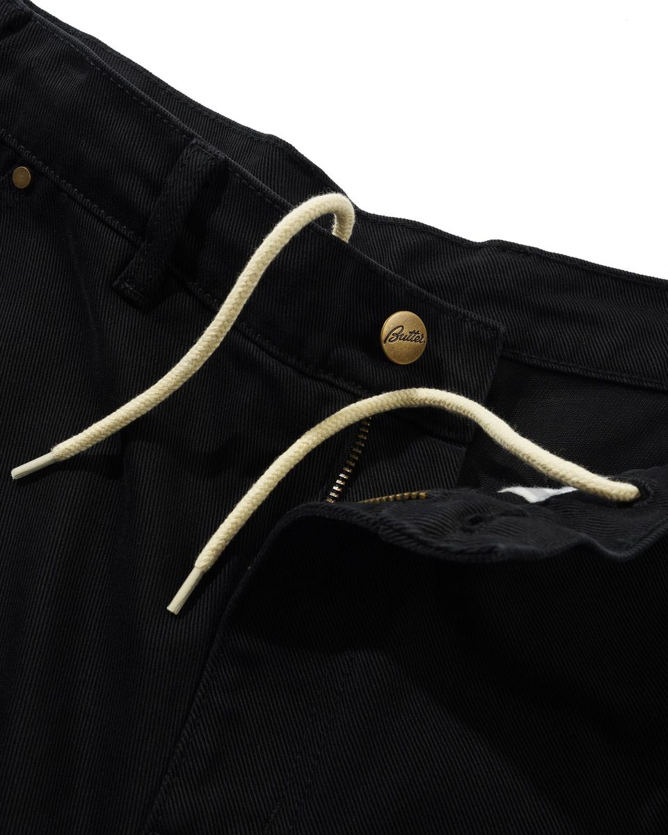 Butter Goods Work Pants in Black - Goodnews Skateshop