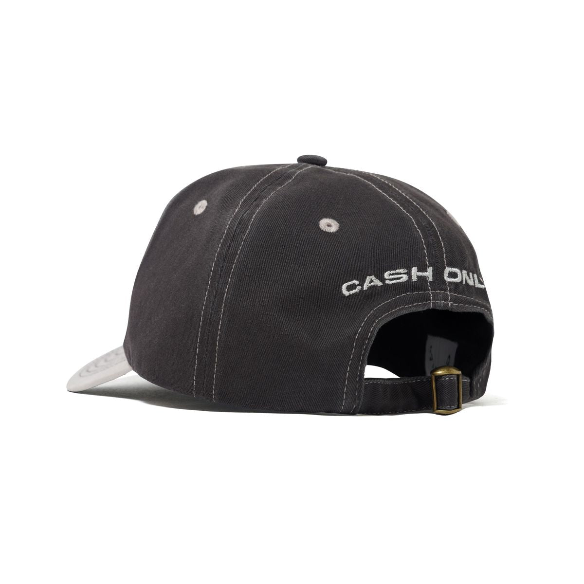 Cash Only Chain 5 Panel Cap in Charcoal/Light Grey - Goodnews Skateshop