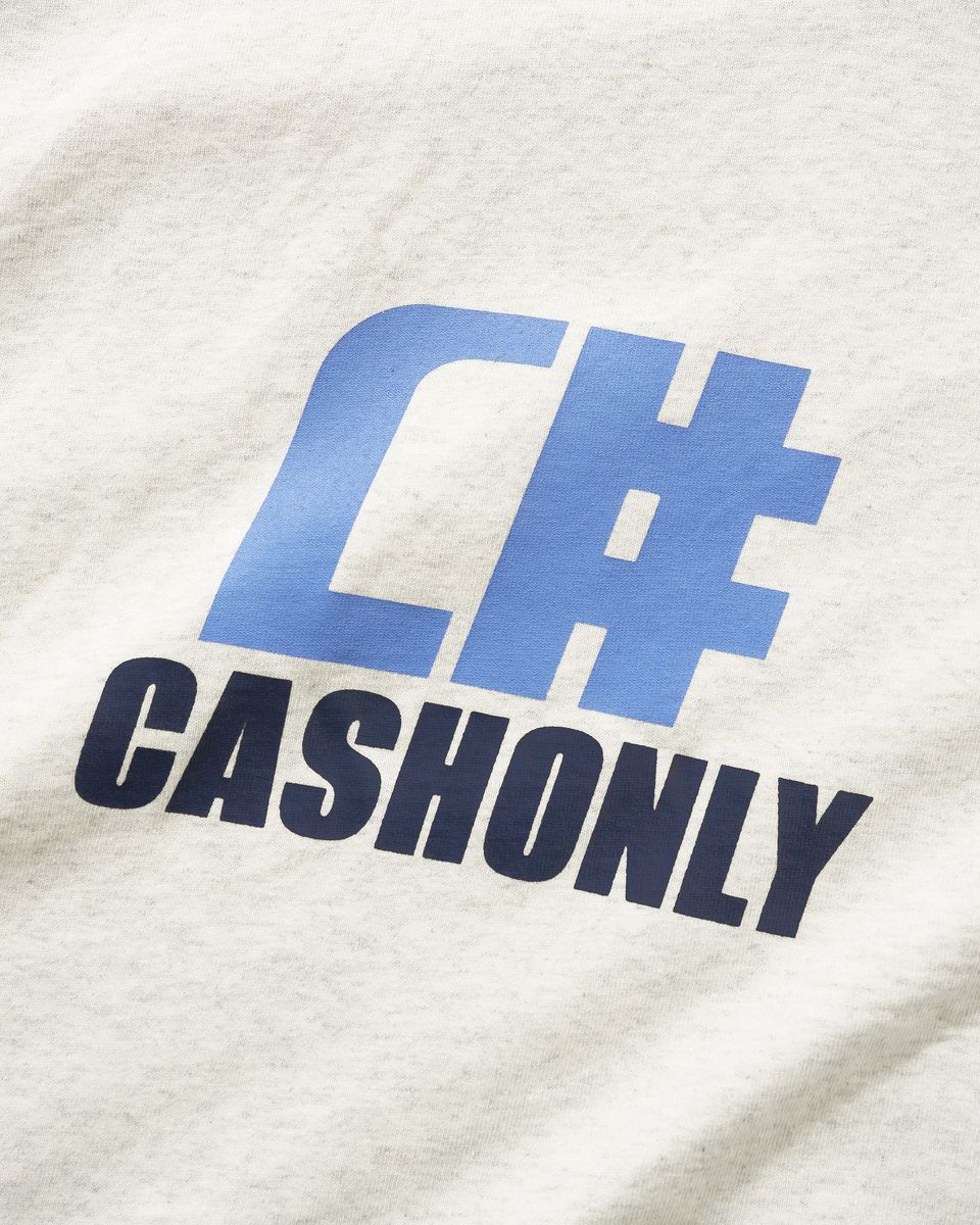 Cash Only Numeric T-Shirt in Ash - Goodnews Skateshop